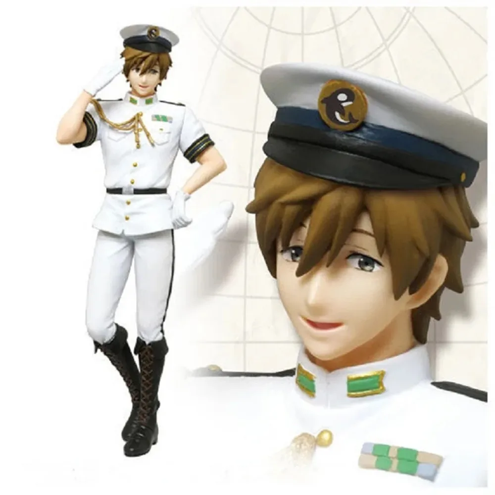 15cm Japanese Anime Figures Taito Free Tachibana Makoto Nanase Haruka Navy Uniform PVC Action Figure Model Toys