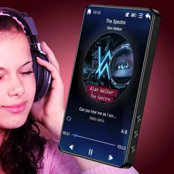 X20-New 4 Inch HD Mp3 Mp4 Player Full Touchscreen Bluetooth 5.0 16GB Built-in Speaker Music Player FM Radio Record Ebook