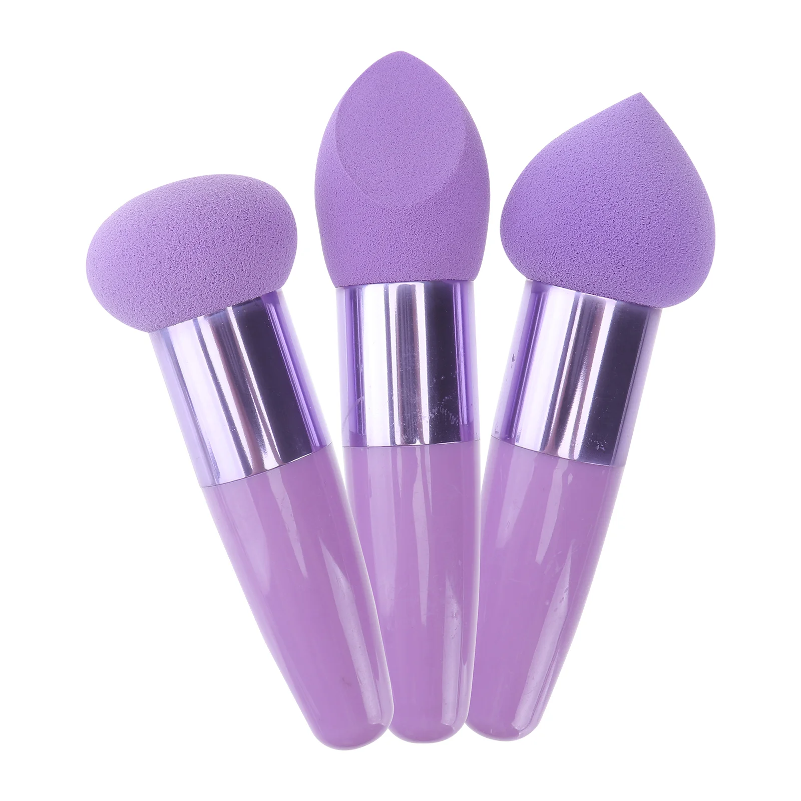 

3 Pcs Beauty Pen Blending Sponge Small Head Set Makeup Eggs Pens Make-up Emulsion Multifunctional Tools