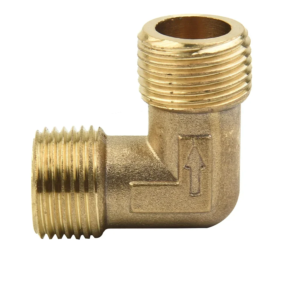 Air Compressor Coupler Equal Male Elbow Connector Air Pump 90 Degree Elbow Fittings Air Compressor Accessories