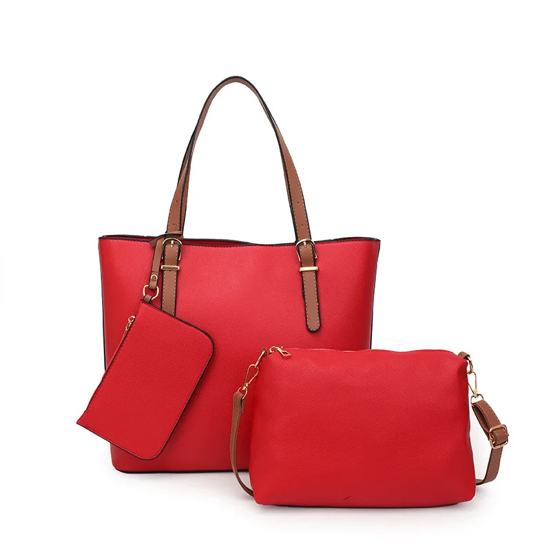 2025 جديد سعة كبيرة حمل حقيبة الموضة واحدة الكتف المائل حقيبة كروس المرأة ثلاث قطع حقيبة يد حقيبة نسائية