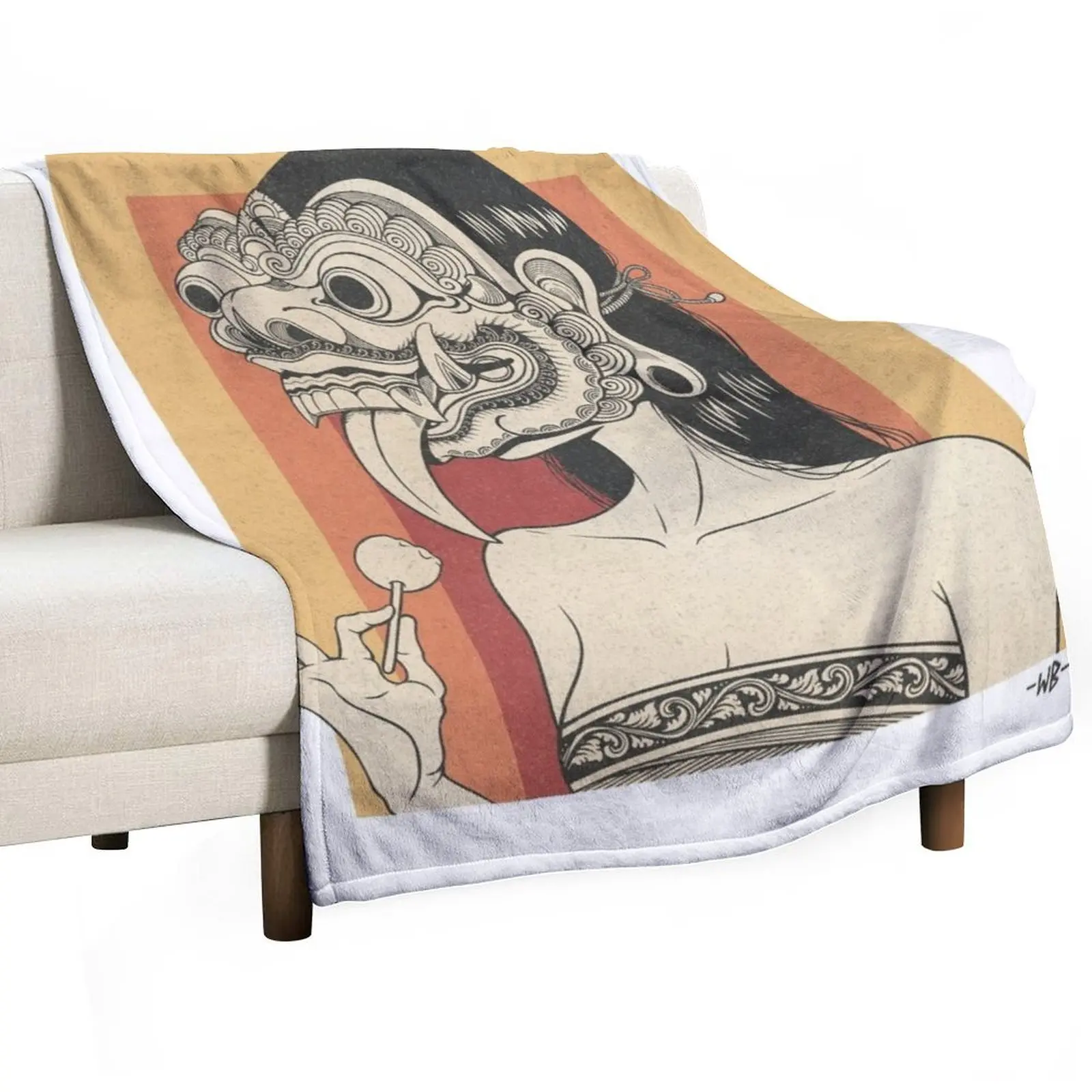 Rangda Lolipop Throw Blanket Bed Fashionable Designers Comforter Hairys Luxury Throw Winter beds Blankets