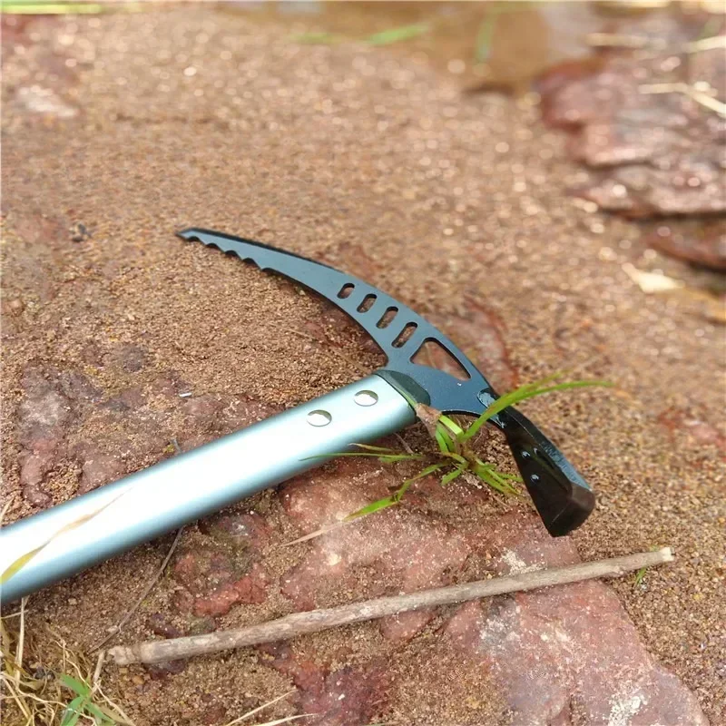 Aluminium Alloy Outdoor Multifunctional Climbing Pick Snowfield Ice Mountain Sports Climbing Accessories Professional Pick