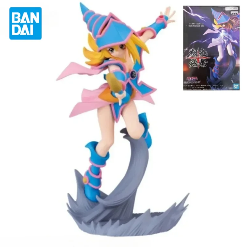 

Коллекционная модель аниме-персонажа Dark Magician Girl от Bandai — сборная игрушка для подарка на Рождество, официальный коллекционный игровой персонаж
