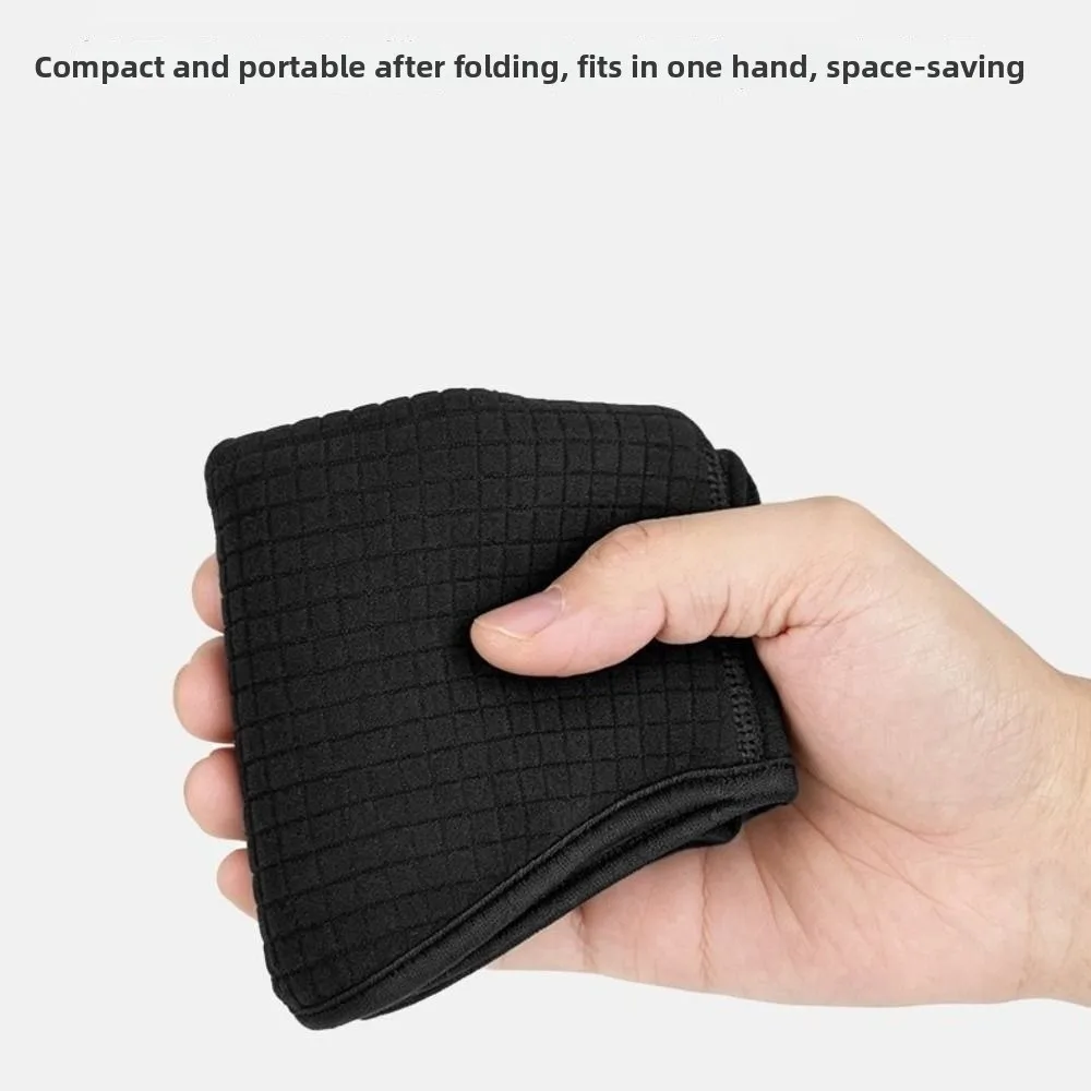 New Double Layer Winter Beanie Ear Coverage Fleece Lined Ear Flap Beanie Quick Dry Breathable Fleece Lined Hat Men and Women
