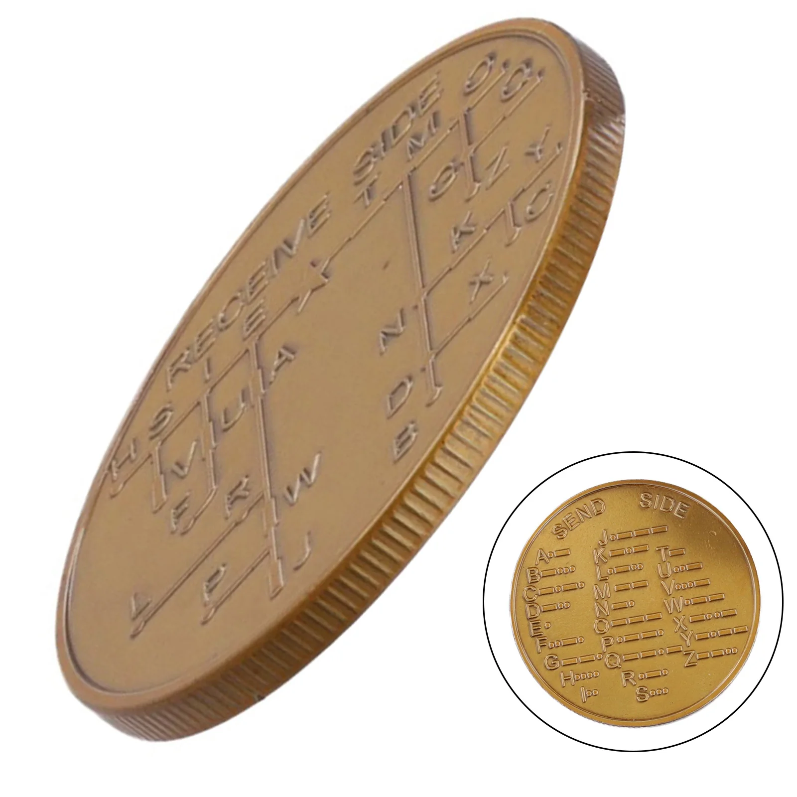 For Morse For Code Training Coin Iron Metal Practice Tool For Radio Amateurs Hobbyists Students Historical Collectors For