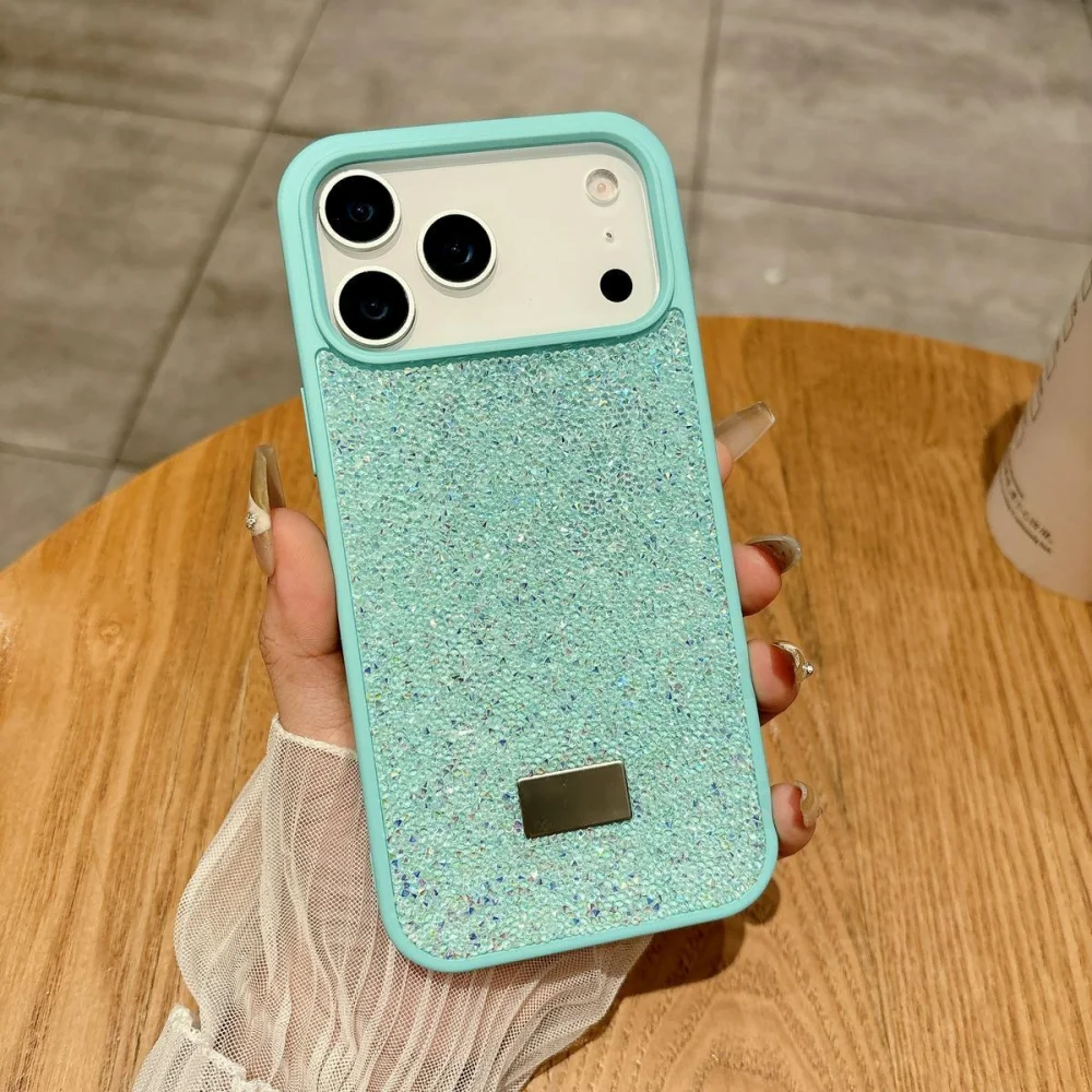 Für Apple iPhone 17 Pro Max Hülle Modische Glitzer-Schutzhülle für iPhone 16 15 14 13 12 Pro Max 17Plus Schale