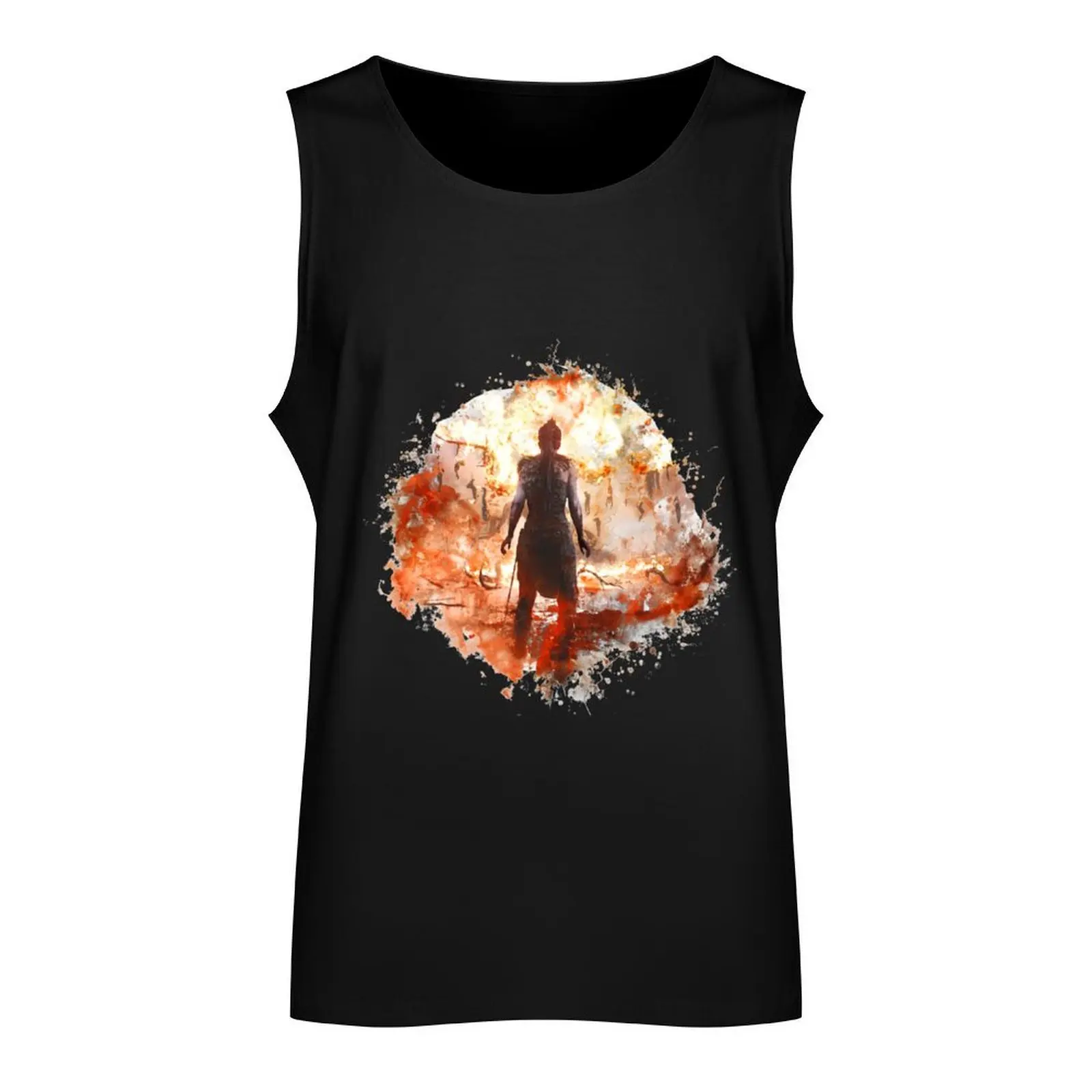 Hellblade Senua's Sacrifice Tank Top summer 2024 sleeveless gym shirts male male top summer clothes men 2024