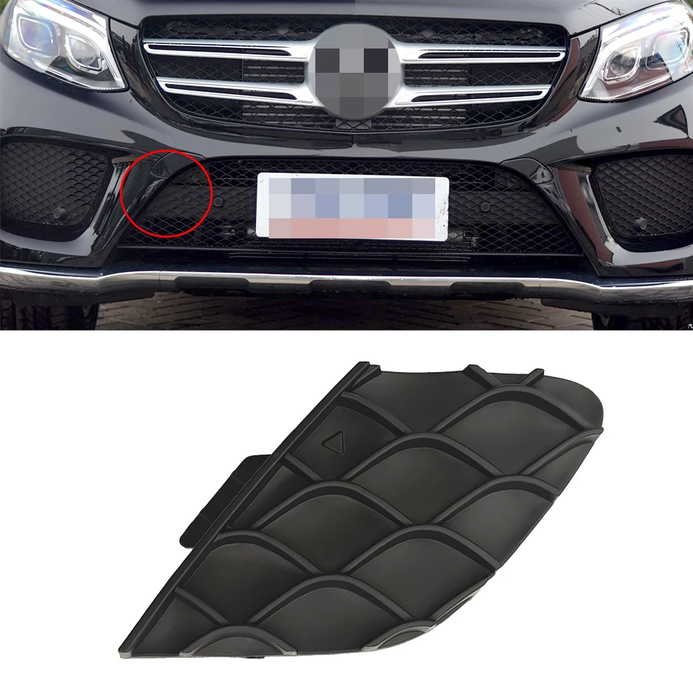 Front Right Side Bumper Tow Hook Eye Cover For 2016 Mercedes-Benz GLS300 GLS400 GLE Class GLE350 GLE450 2016-2019  2928855722