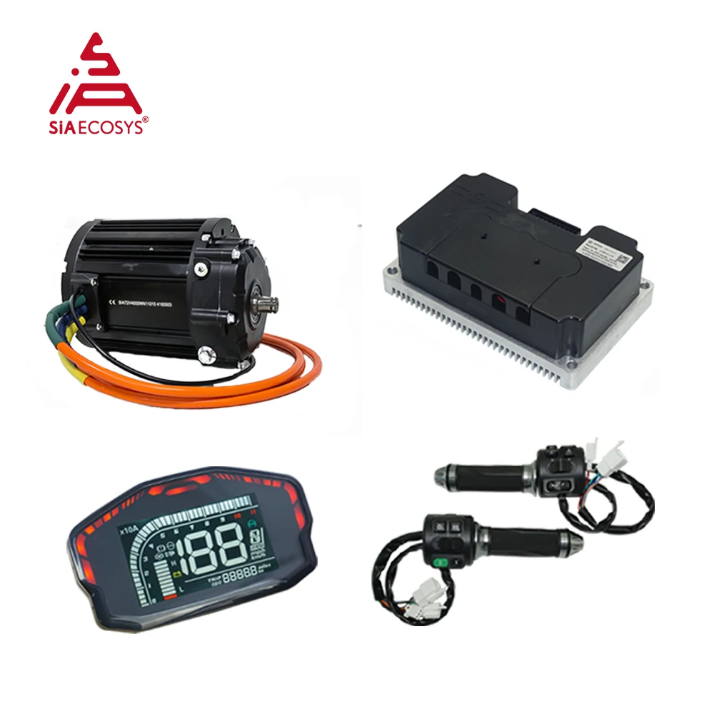 

QS MOTOR 138 4000W V3 7500W Max Continuous 72V Mid Drive Motor With DKD Display New Motorcycle Kits Fardriver ND72680 Controller
