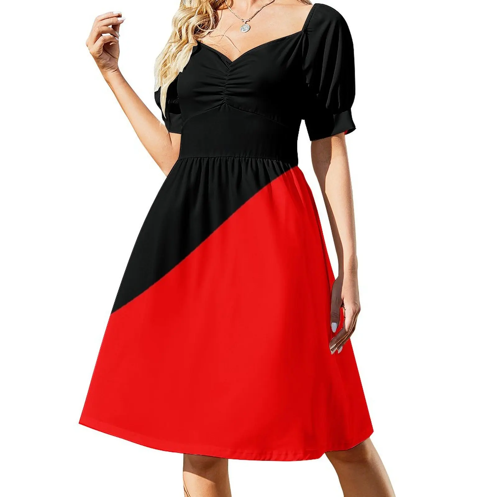 

Black And Red Short Sleeved Dress luxury evening dresses for women 2025 Elegant gowns Dress