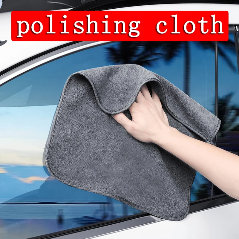 Suede Car Towels Car Detailing Polishing Towel Auto Microfiber Cleaning Drying Towels Glass car window Platform polished Cloth