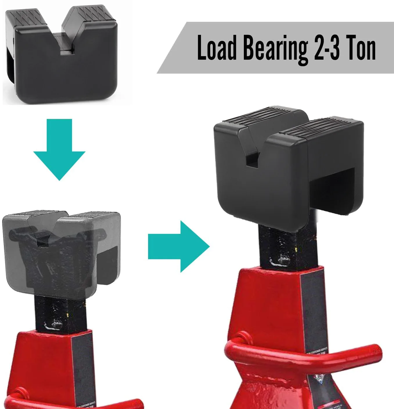1pc Car Lift Jack Stand Rubber Pads Floor Jack Pad Adapters Stands Mat Frame Rail Adapter Car Jacks Lifting Car Repair Tools