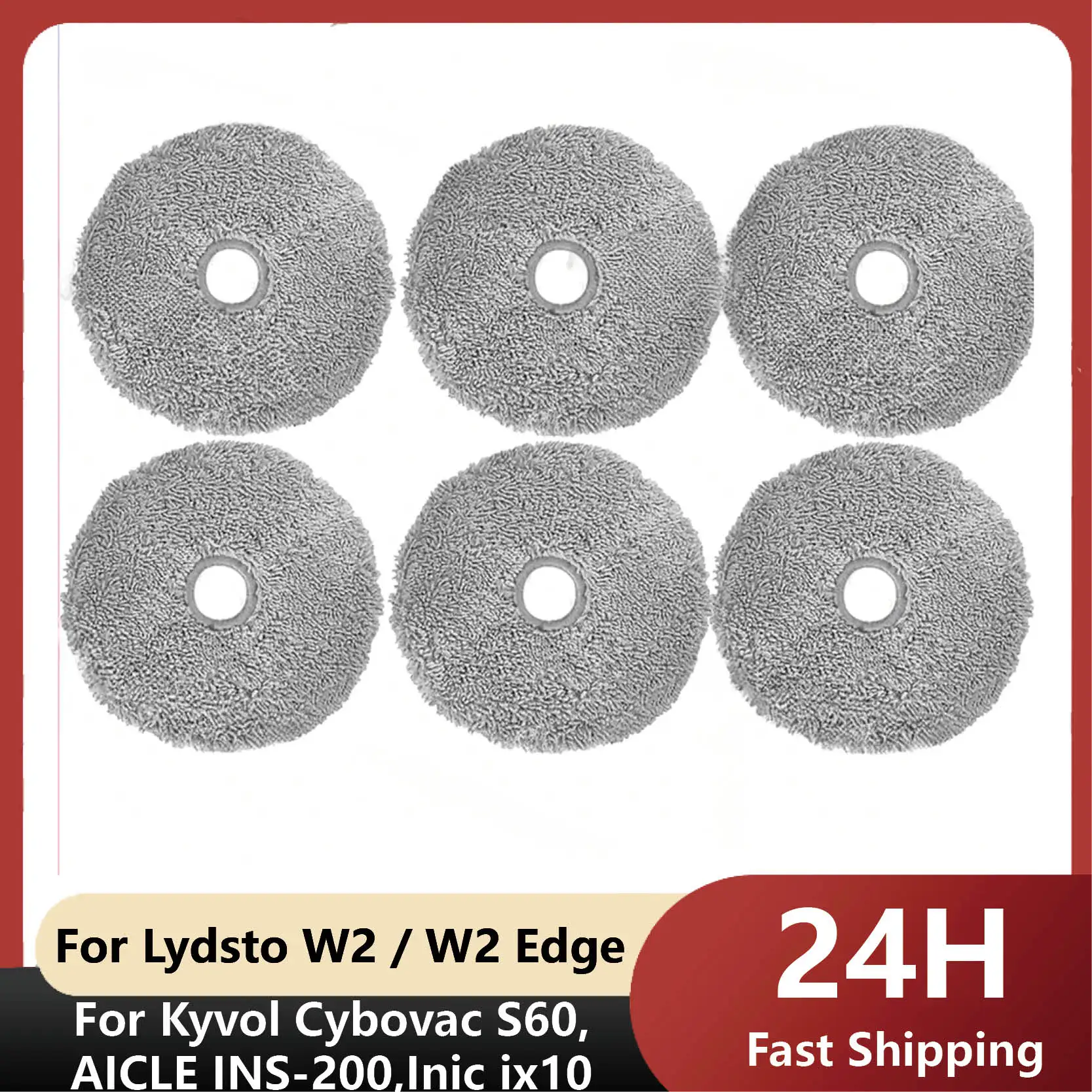 مناسب لـ Lydsto W2 / W2 Edge، TAMA الكل في واحد ماكس، Blaupunkt Bluebot OMEGA، Inic iX10 أجزاء مكنسة الروبوت مرشح الفرشاة الجانبية الرئيسية