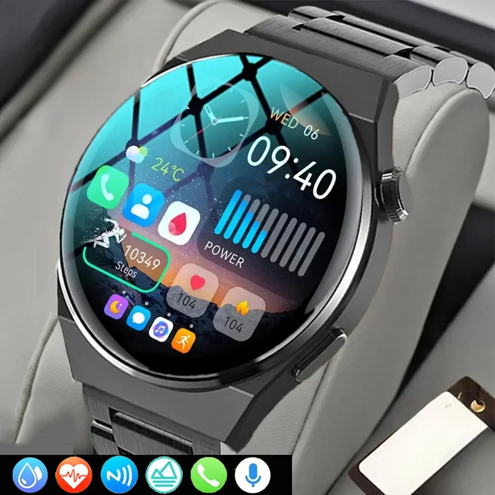 For HK85 Smartwatch BT Wireless Call Voice Assistant GPS Sports Fitness Waterproof Intelligent Smartwatch Women New