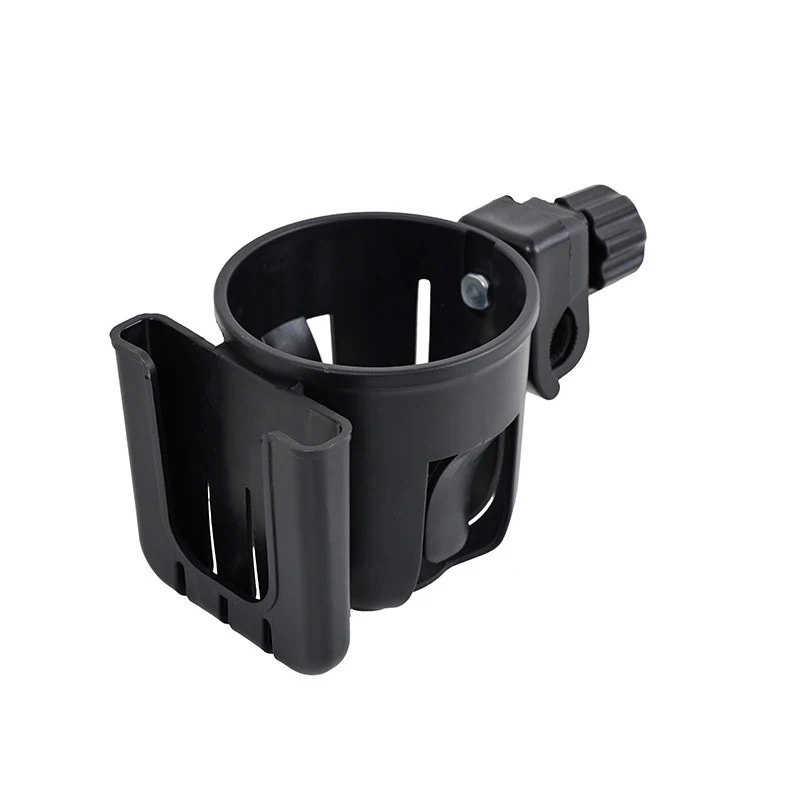 1 ピース多機能ユニバーサル幼児用ボトルホルダーベビーカー DIY アクセサリー 2-in-1 ベビーカーカップホルダー電話ホルダー