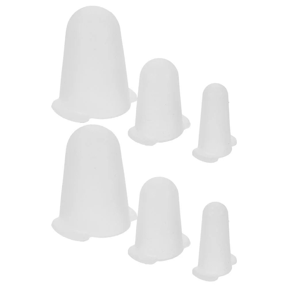 

6 Pcs Protection Cap Protective for Piping Tips Cake Nozzles Covers Silica Gel Decoration