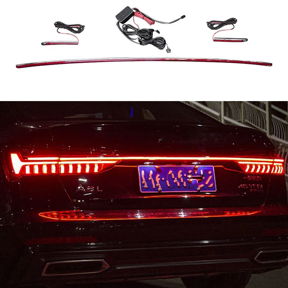 For Apply to Audi A8 C8 through taillight warning light LED brake light auto parts upgrade modified exterior decoration