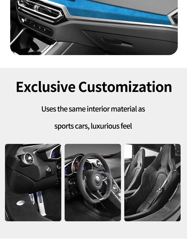 Für BMW Two-gate G42 3er I3 G20 G28 4er I4 G23 Mittelkonsole Dashboard Trim Aufkleber aus Alcantara Auto Innen Zubehör – Detail 8