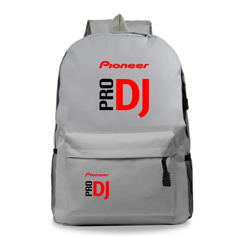 Mochilas escolares Pioneer Pro Dj, Mochila escolar con nuevo patrón a la moda, hermosas estudiantes, niños, niñas y adolescentes