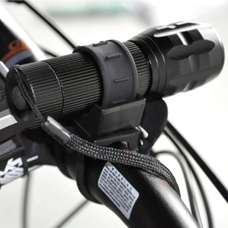 1 Stück 360 ° Fahrrad Fahrrad halterung Halterung für LED Taschenlampe Taschenlampe Clip Klemme