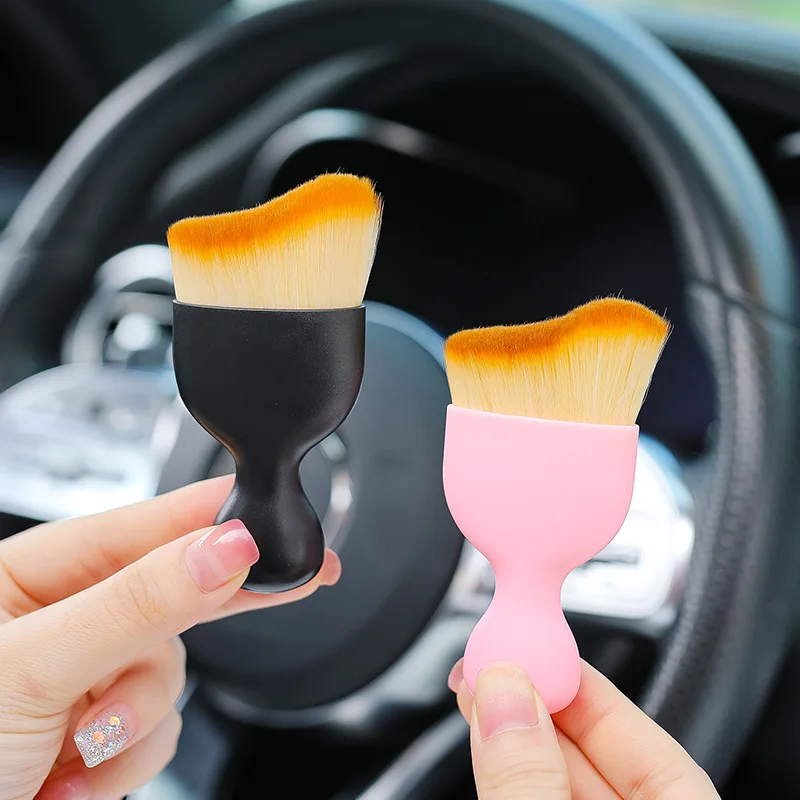 Car Interior Cleaning Tool Air Conditioner Air Outlet Cleaning Artifact Brush Car Brush Car Crevice Dust Removal Car Detailing