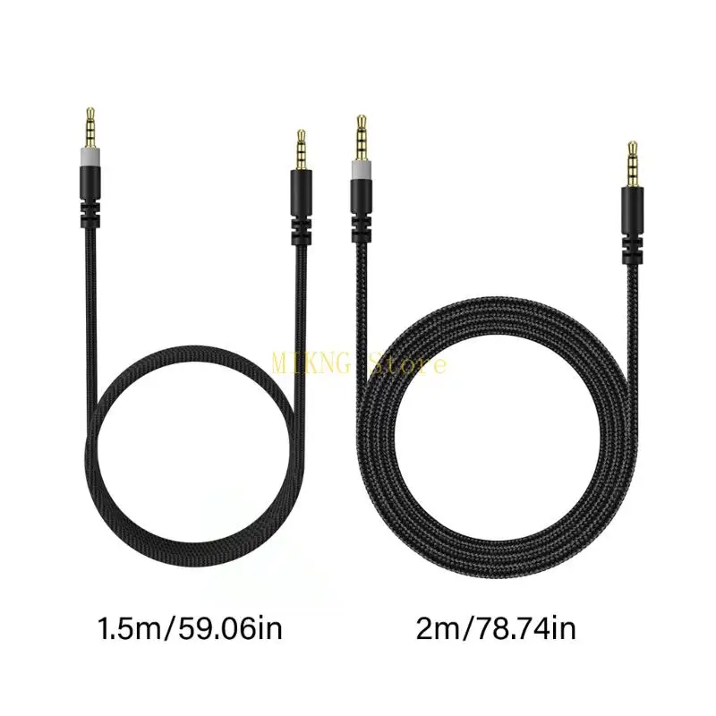 Picture 7: Reinforced Braide Replacement Audios Cable Durability Stable Transmission best sale