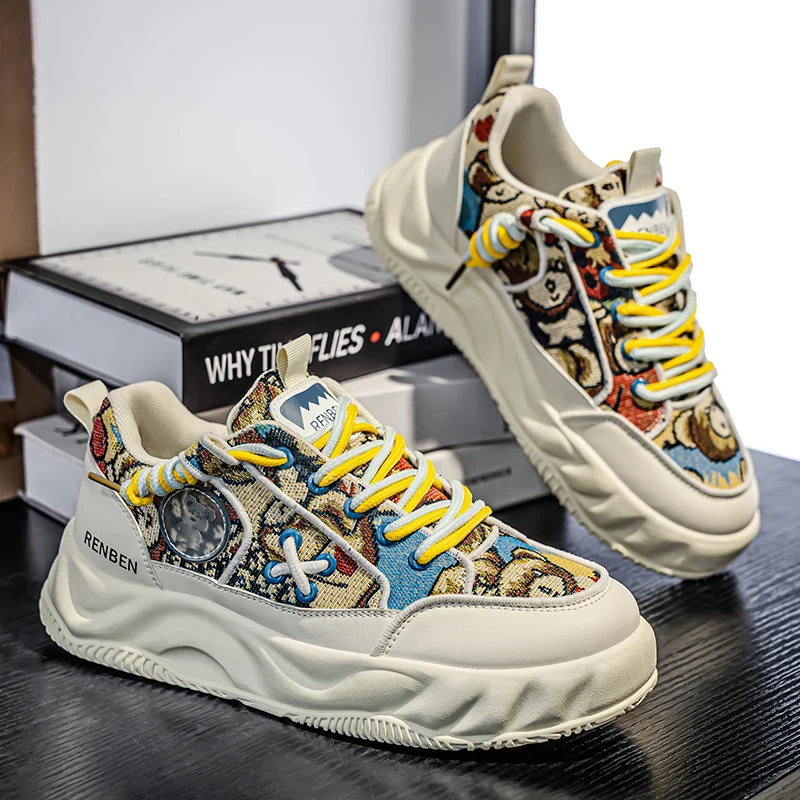 Men Sneakers 2026 Male Chaussures Leisure Footwear Hombre Deportiva Platform Shoe Spring Rubber Classics Men In Man Casual Shoes
