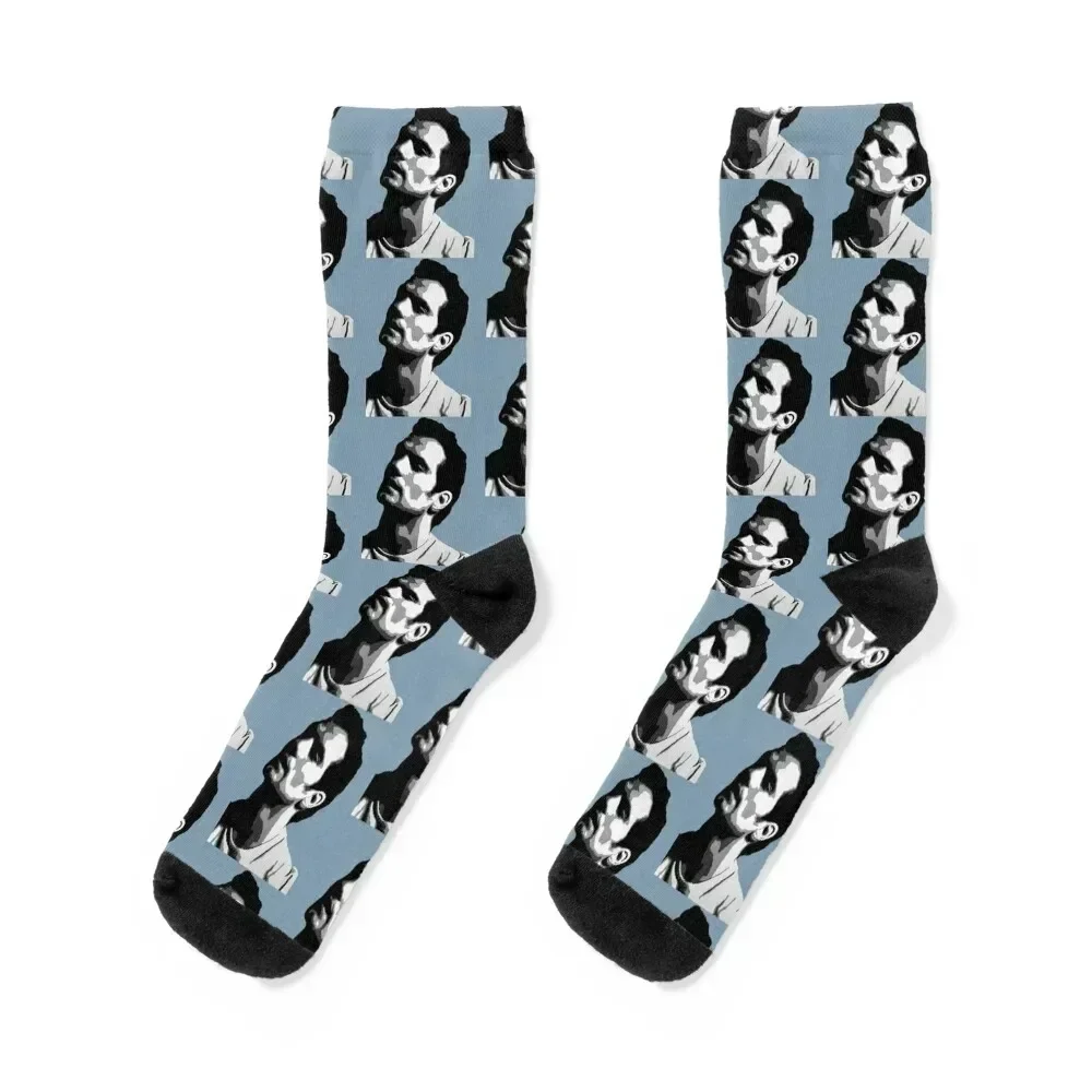 

Henry Cavill Black and White Portrait Socks gifts Christmas soccer anti-slip basketball Man Socks Women's