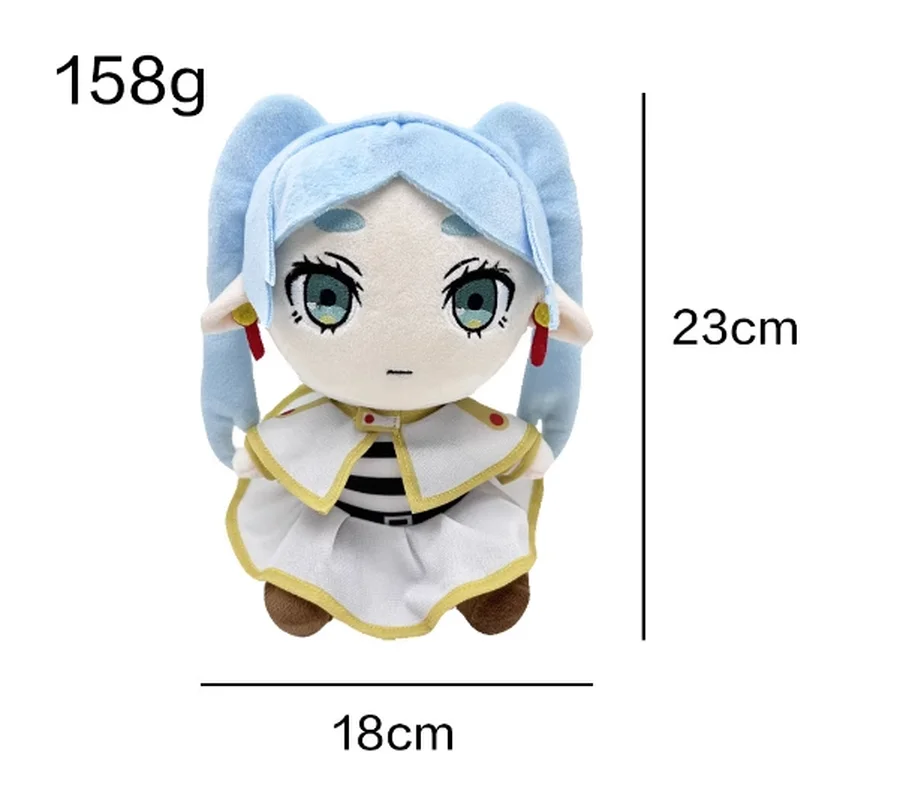 

Frieren Beyond Journey'S End Large Plush Toy Kawaii Stuffed Anime Cotton Doll Cute Desktop Decor Girls Holiday Festival Gift