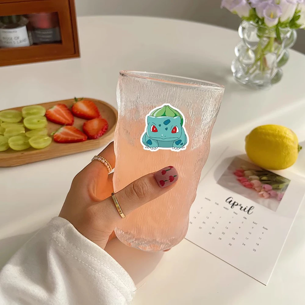100pcs Pokemon Cartoon Cute Little Elf Sticker Waterproof Notebooks Phone Cup Decorative Stickers Supplies