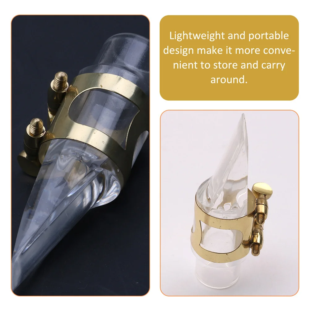 

1Set Professional Saxophone Parts Kit for Alto Sax Polished Surface Easy to Assemble and Disassemble Convenient Carry