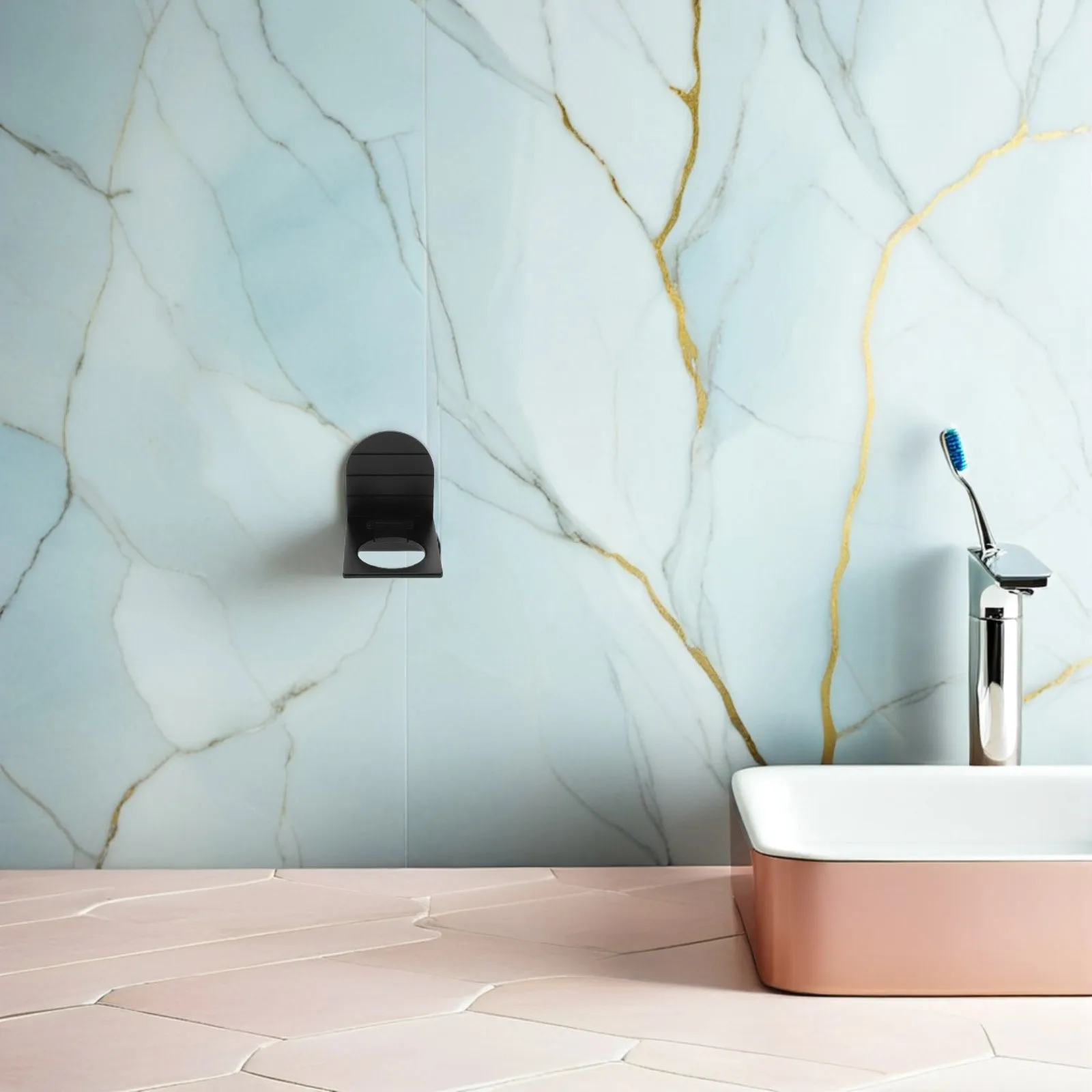 

3Pcs Wall Mounted Bathroom Soap Holder Adjustable Shower Gel Bottle Rack Space Aluminum Storage Organizer Hook