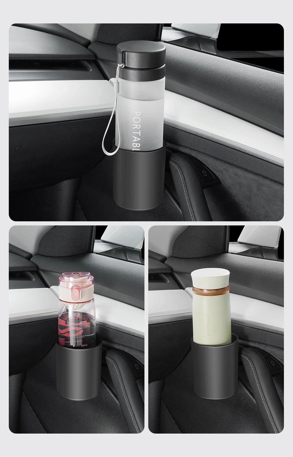 YZ Für Tesla Model 3/Y/YL Highland Juniper 2026 Getränkehalter Türgriff Kaffee-Getränkehalter Autozubehör – Detail 4