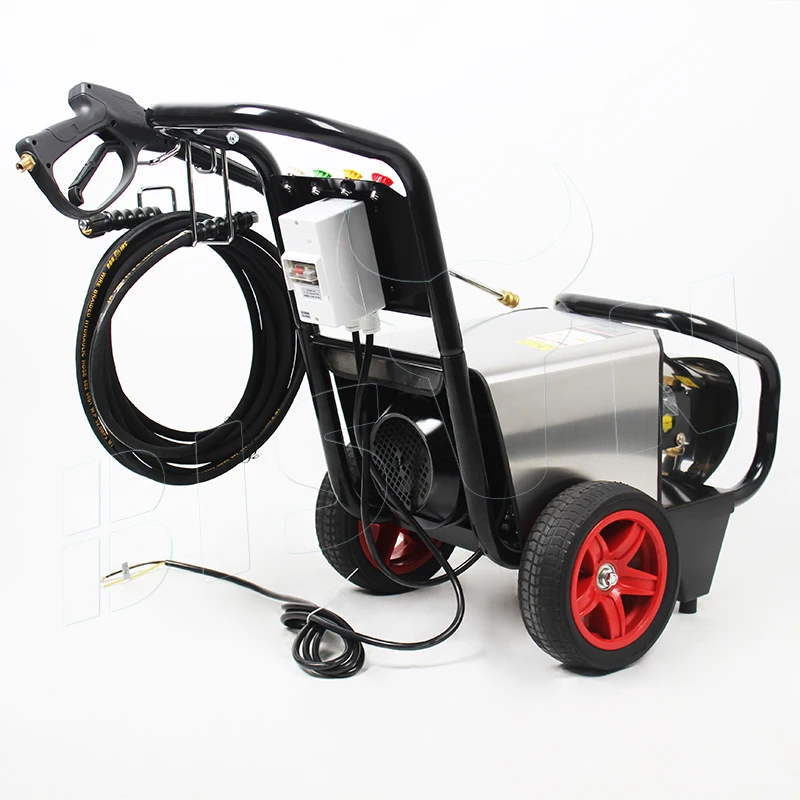 4kw 3000 psi electric high pressure washer water jet cleaner 200bar water jet drain cleaning machine