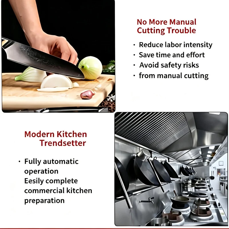 Picture 7: Double Head Multi Function Commercial Vegetable Cutting Tool High Power Slice Shred Dice Segment Machine Vegetable Cutter Machin