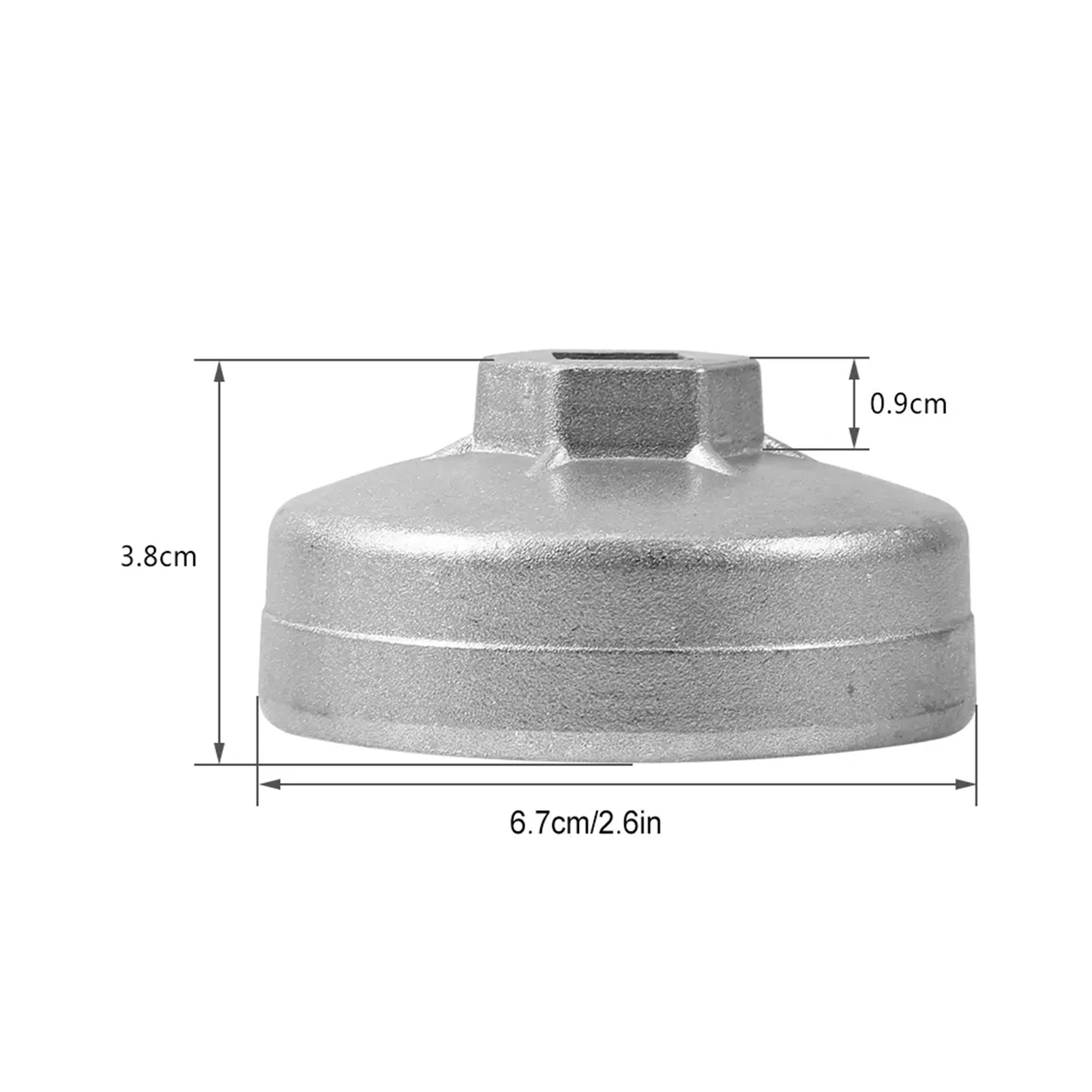 Alat soket penghilang otomotif, jenis tutup logam Filter oli kunci pas untuk mekanik