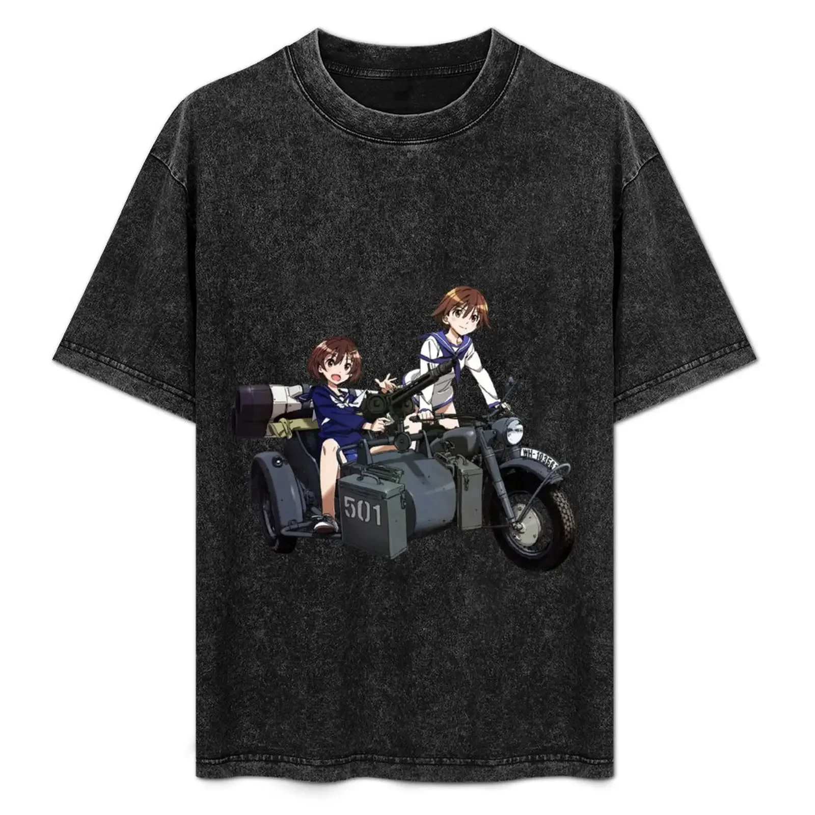 

Strike Witches - Yoshika Miyafuji and Hikari Karibuchi T-Shirt for a boy luxury designer cotton t shirt men