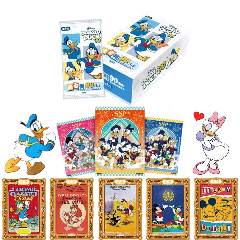 

Official Genuine DISNEY Donald Fauntleroy Duck 90th Anniversary Commemorative Card Anime Collection Toy Card Children's Gift