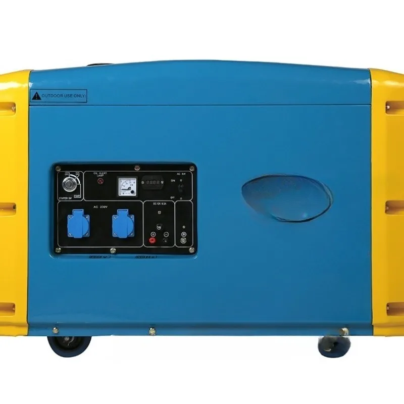 Silent generator set, silent single cylinder diesel unit