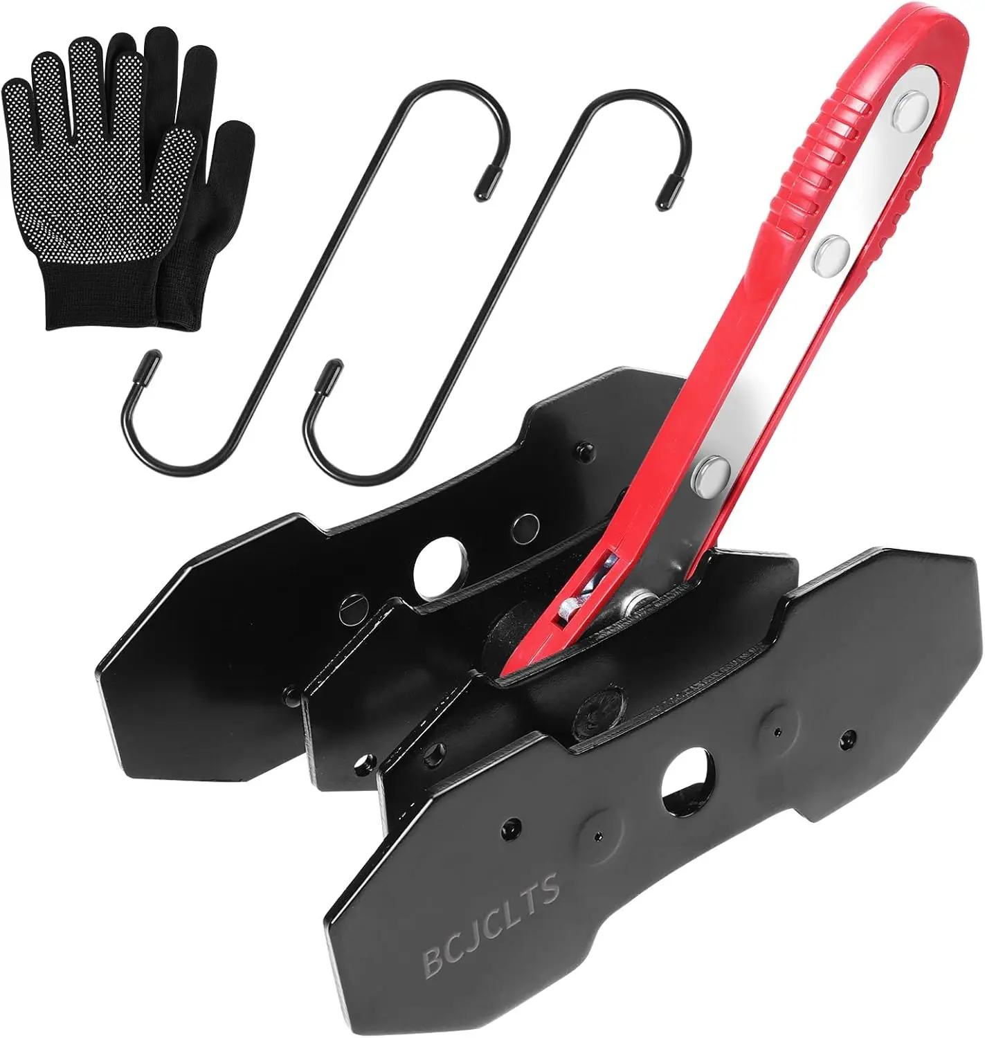 

Инструмент для сжатия тормозного суппорта, большой размер, красный, с 2 прочными крючками для ремонта дисковых тормозов автомобиля