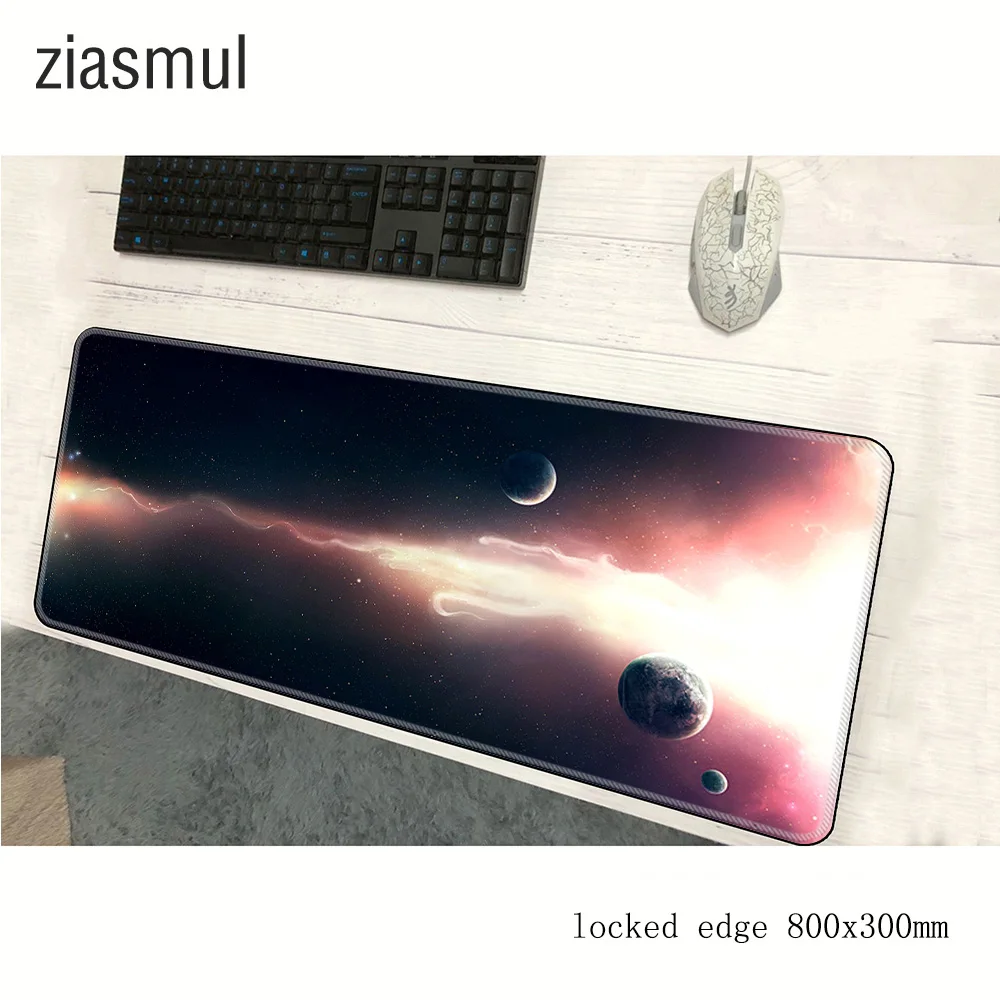 

Space Sci Fi mouse pad 900x400x2mm mats Planet Computer mouse mat gaming accessories sun mousepad keyboard games gamer