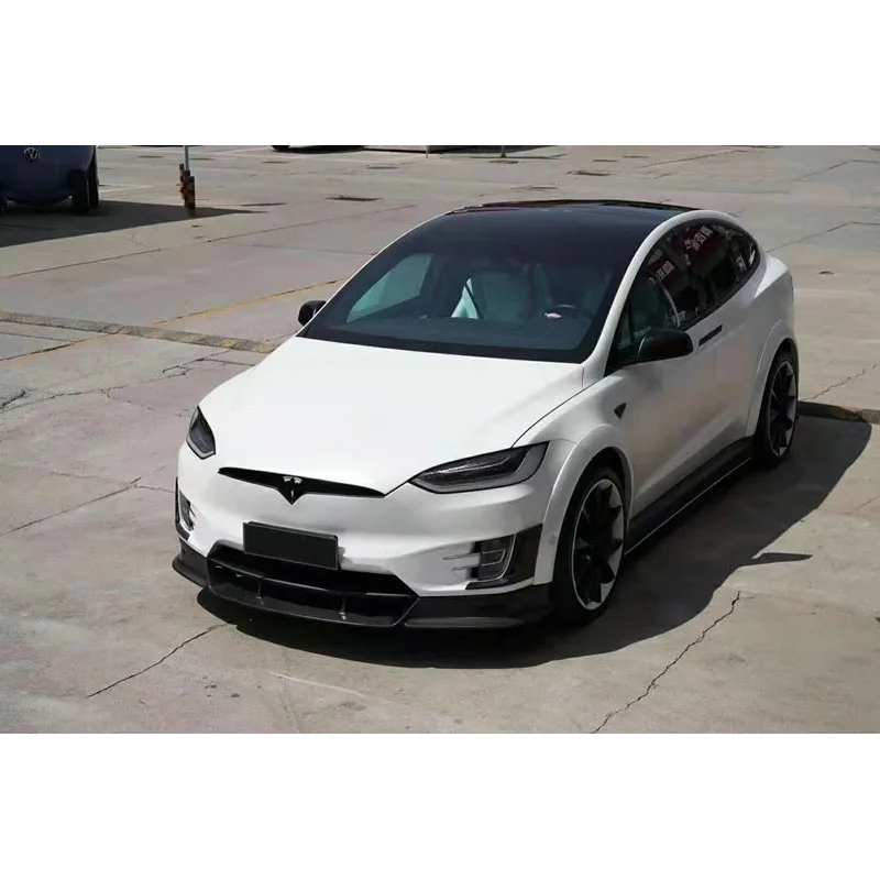 for Tesla model X modified carbon fiber body kit front shovel side skirt rear spoiler spoiler wind knife wheel eyebrow