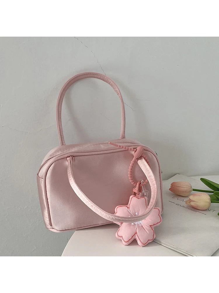 Summer Simple Fashion Women\'s Handbags Cute Pink Casual Commuting All-match Bags High Quality Daily Underarmbags