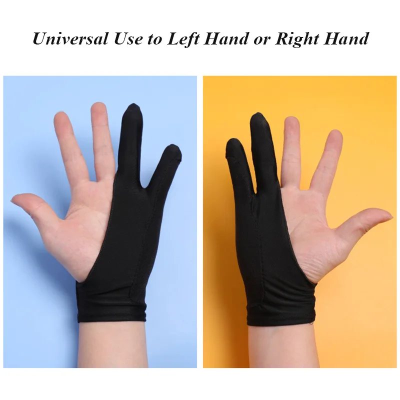 Universal Professional Artist Anti-touch Drawing Glove for Graphic Drawing Tablet Using, Suitable for Left and Right Hand