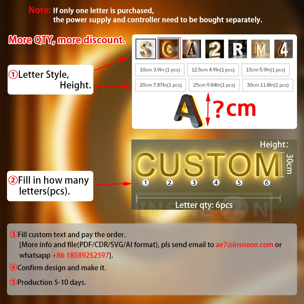 علامة الأعمال شعار مضيئة مخصص مصباح ليد شركة جدار رسالة العلامة التجارية لافتة رسائل لافتات الإعلان الإنجليزي النيون ثلاثية الأبعاد