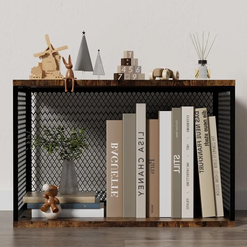 

Large Cube Bookshelf Storage Organizer, Stackable Cubes Storage Organizer, Wooden Large Cubby Shelf Bookcases For Bedroom