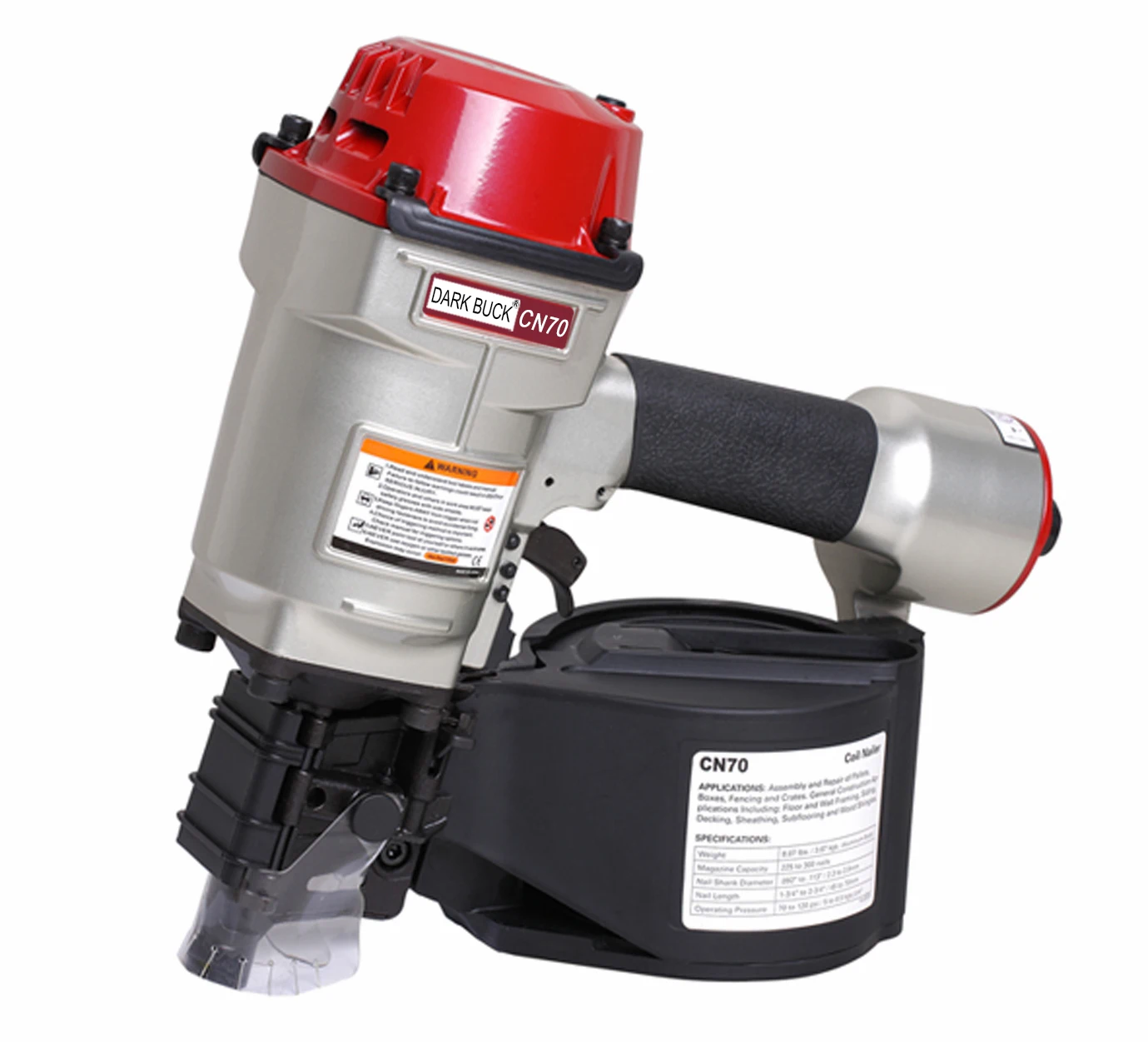 

CN70 Pneumatic Coil Nail Gun Pneumatic Pallet Making Coil Nailer Efficient Roll Nail Gun for Pallet Industry Air Coil Nailer