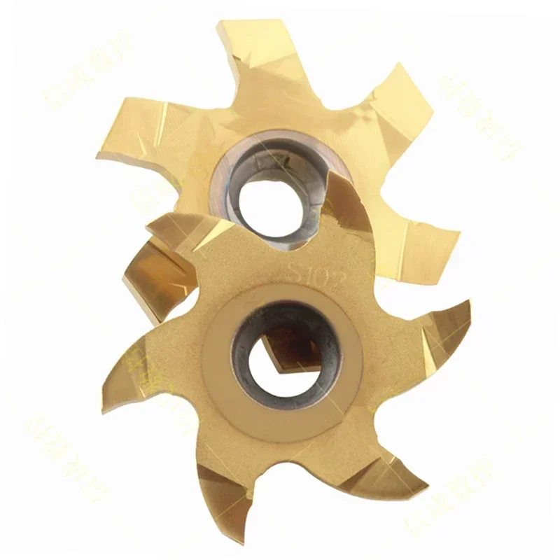 T Slot Trapezoidal Whirlwind Milling Cutter Blade Hexagon CNC Depth Grooveing Six-sides Inserts Cutting Tool Holder