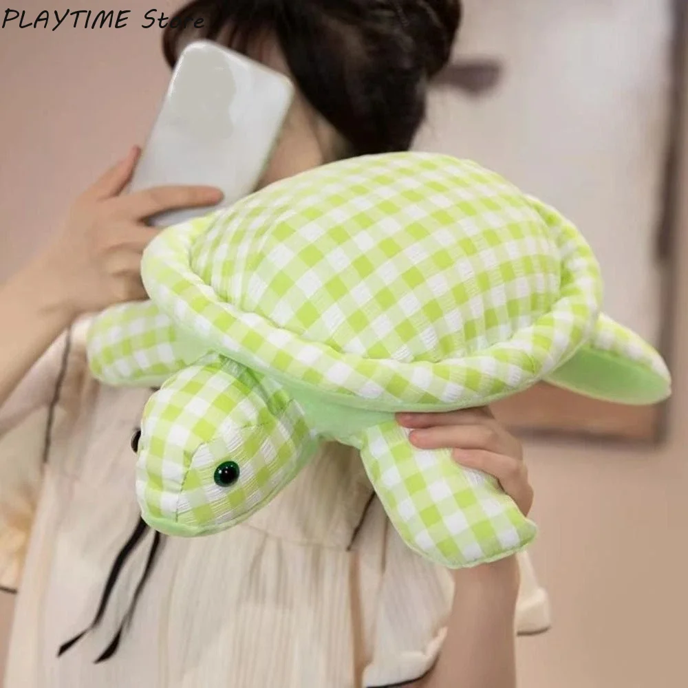 Soft Material Turtle Plush Dolls Cute Design 40cm Turtle Hug Pillow Lying Down Posture Prone Cartoon Animals Office Decor